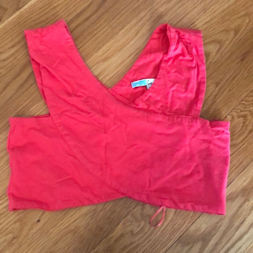 Pink crop top